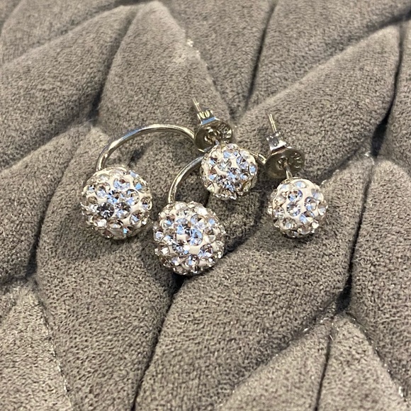 Sterling silver earrings - Picture 3 of 5